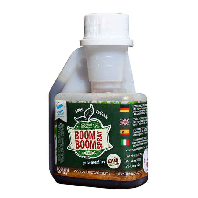 BioTabs Boom Boom Spray, organic plant biostimulant, 100 ml