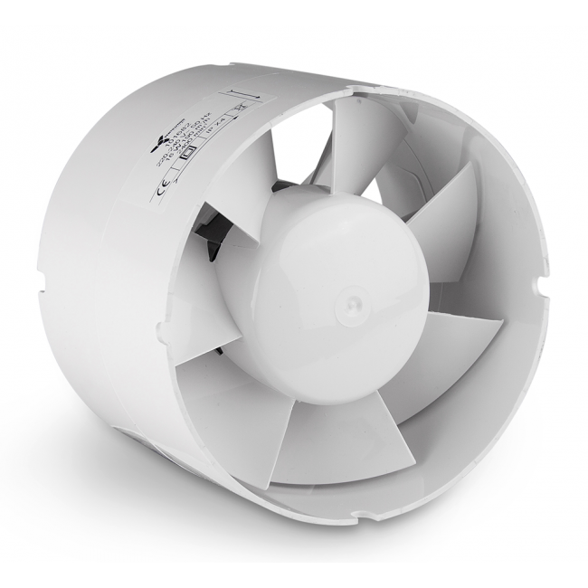 Inline Fan 190m³/h, 125mm